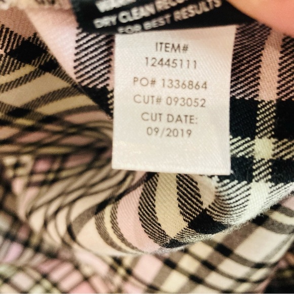 TORRID Sz 1 Flannel Plaid Hooded Drawstring at Waist Snap Buttons Anorak Shacket - Picture 12 of 16